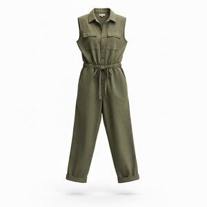 Evereve Scout Jumpsuit Olive Green XL